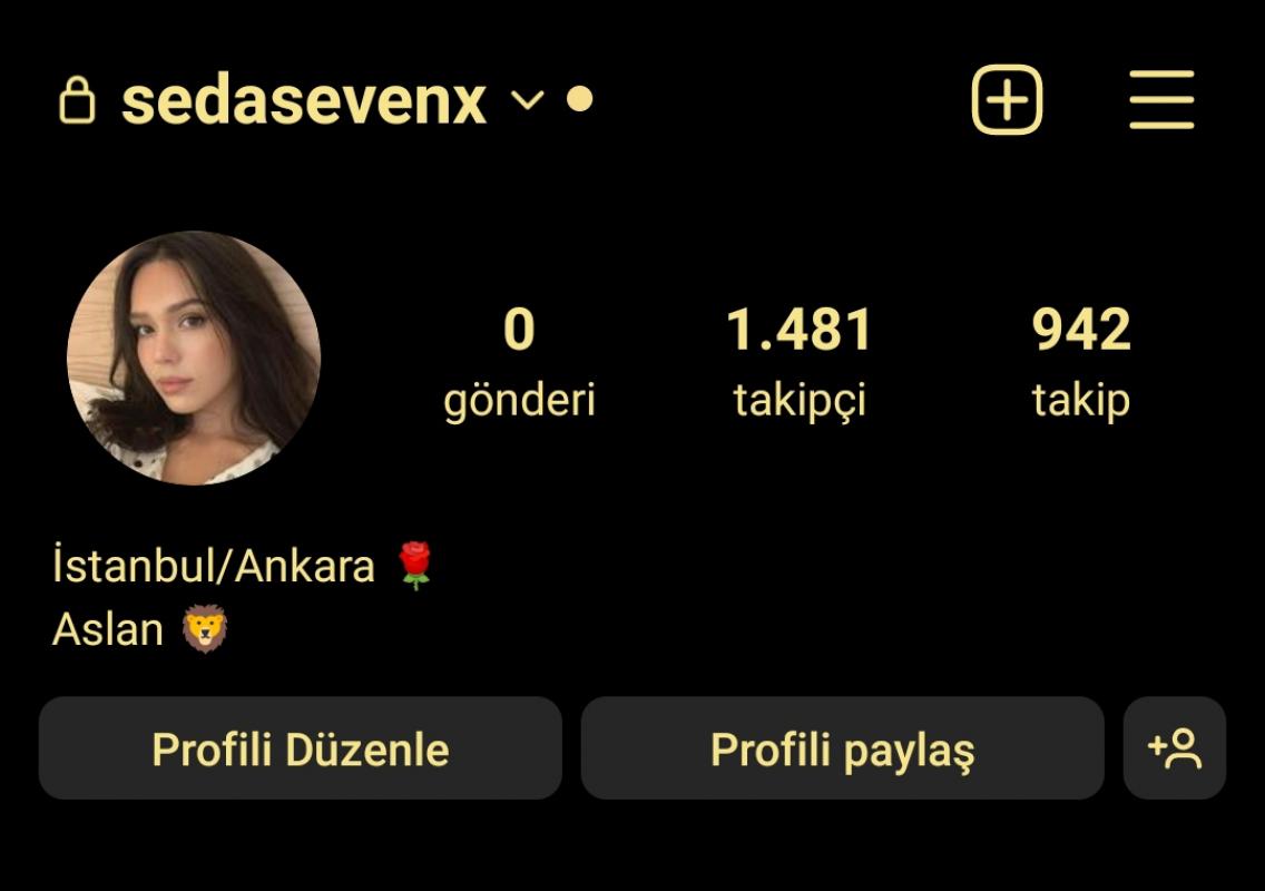 Içinde +1000 takip isteği bulunan hesap (sayfaya çevirebilir)