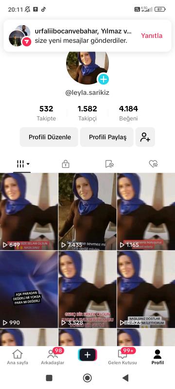 Satılık 1400 takipçili full organik tiktok hesabı kaçırmayın ❣️