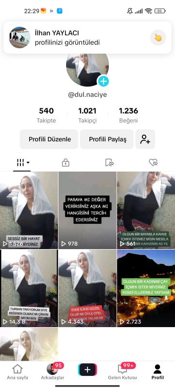 Satılık 1k full organik türk takipçi,li uyguna tiktok hesabı kaçırmayın ❣️