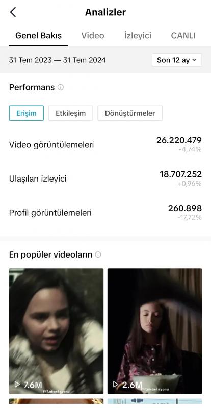 Satılık 125 bin takipcili tiktok hesabı aktif ve orijinal sayfa