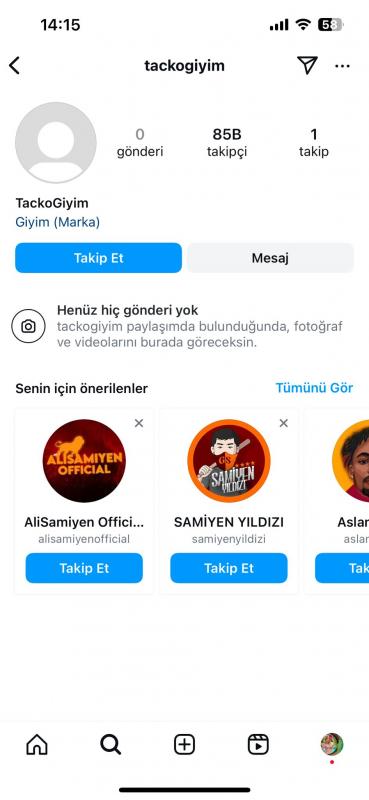 ✅ %100 güvenilir ✅ 80k ilk mailli instagram hesabı e-ticarete ve projelik kullanıma uygun ✅