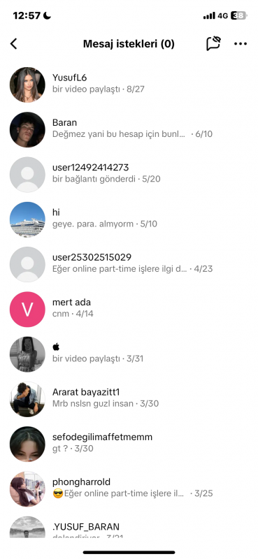 Canlı yayın açık tiktok hesabı