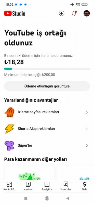 Para kazanması açık 50k youtube kanalı satılık