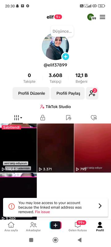 Satılık 4k full+full aktif tiktok hesabı kaçırmayın ❣️