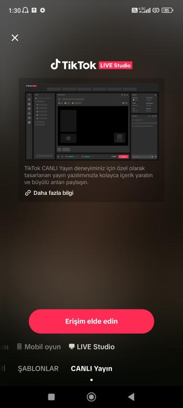 Satılık 1k full aktif live stüdyo özelliği açık tiktok hesabı kaçırmayın ❣️