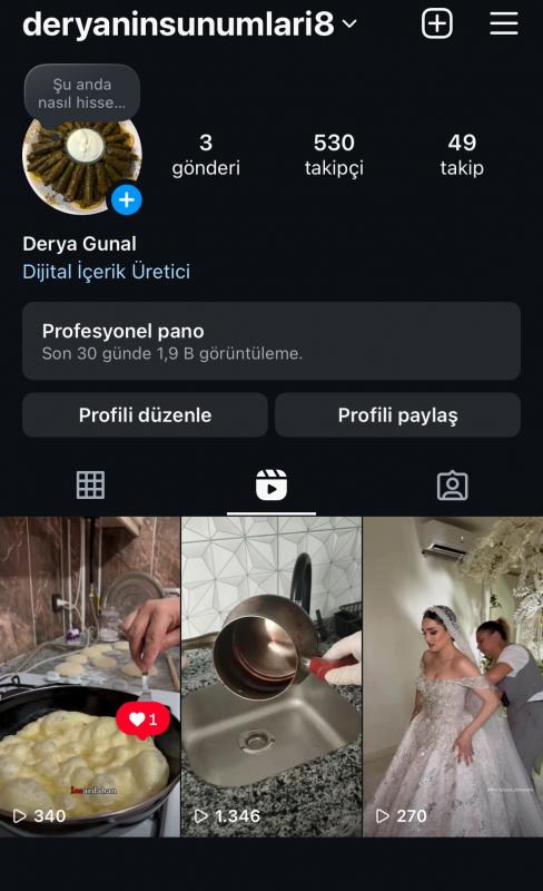 ✅ %82 türk takipçili %80 bayan takipçili ilk mailli organik instagram hesabı