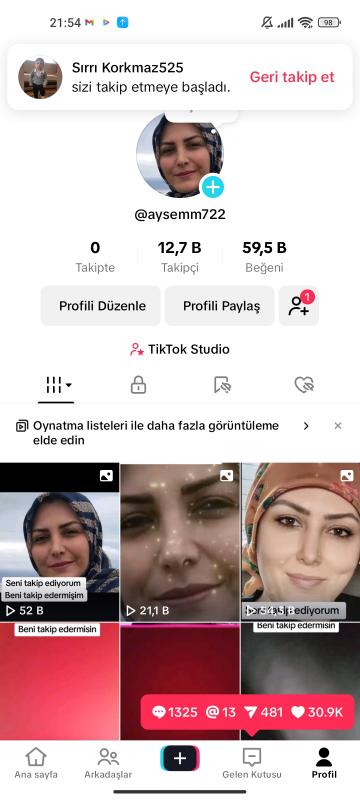 Satılık 15k full+full aktif organik tiktok hesabı fırsat ilanıdır kaçırmayın ❣️