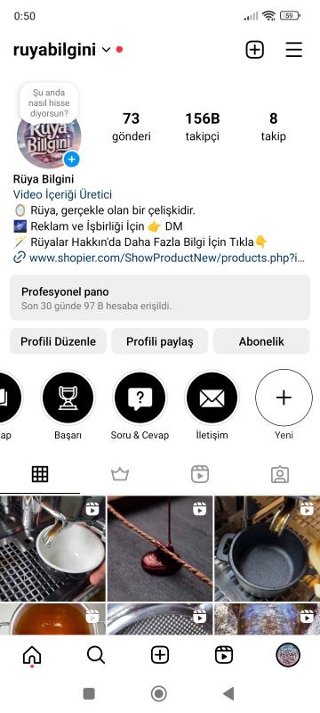 Satılık 156k aktif instagram hesabı organik takipçiler