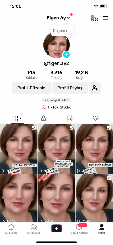 Muhteşem tiktok bayan hesabı keşfeti çok iyi