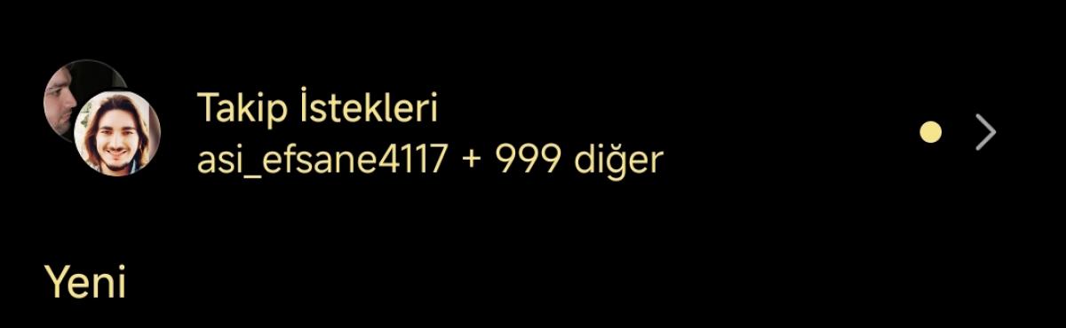 ✅ içinde+1000 adet takip isteği bulunan hesap (sayfaya çevirilebilir)