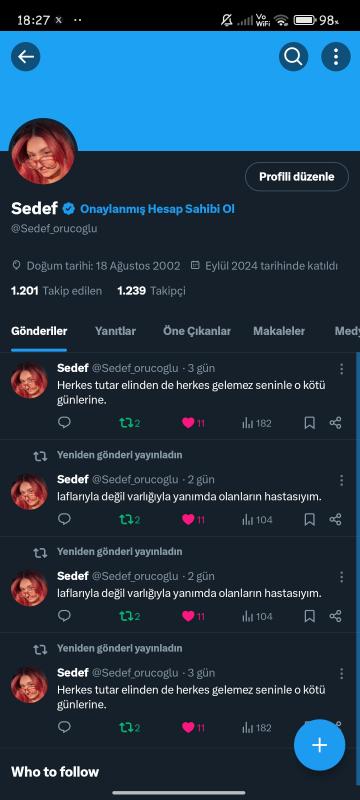 1.2k ana mailli uygun fiyatlı twitter hesabı