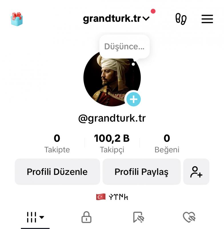 Satılık 100k ilk mailli tiktok hesabı