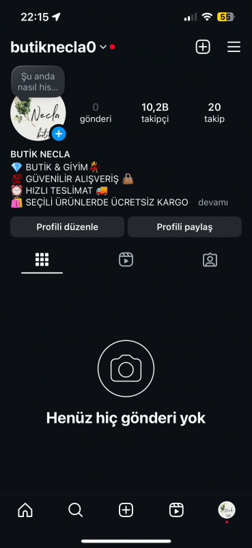 ✅ 10k satılık butik sayfası e-ticarete uygun ilk mailli instagram hesabı ✅