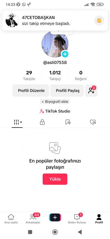 1k canlı yayın açık hesap