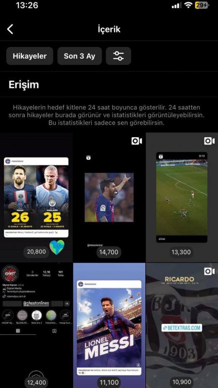 Satılık instagram futbol sayfası