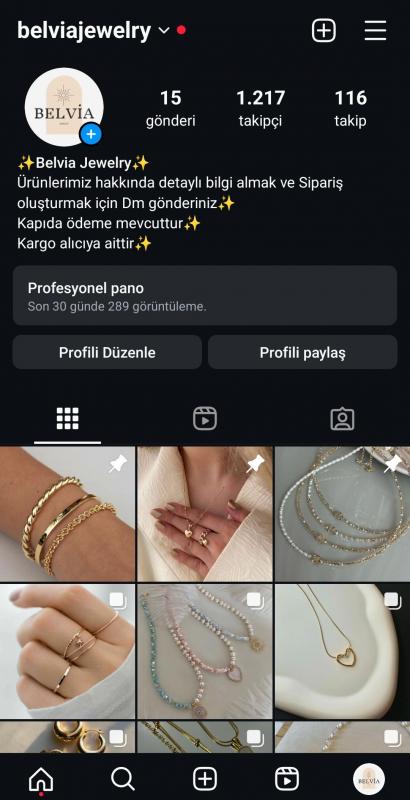 ☑️ 1.2k takipçili instagram ilk mailli e-ticaret