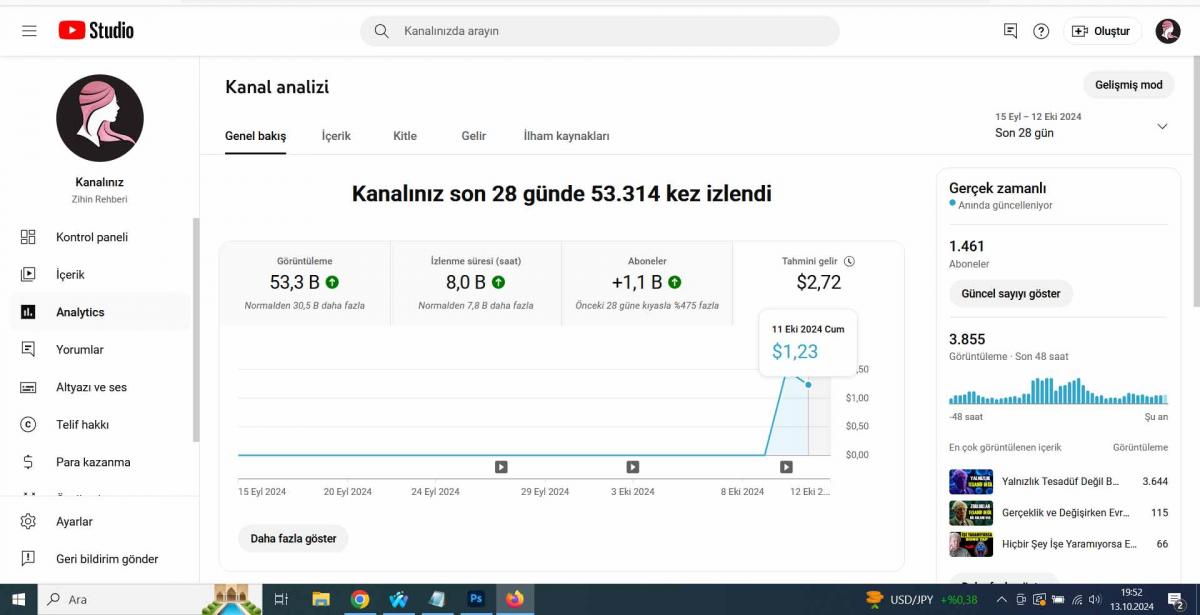 Pk açık  organik  aşırı aktif kişisel gelişim kanalı