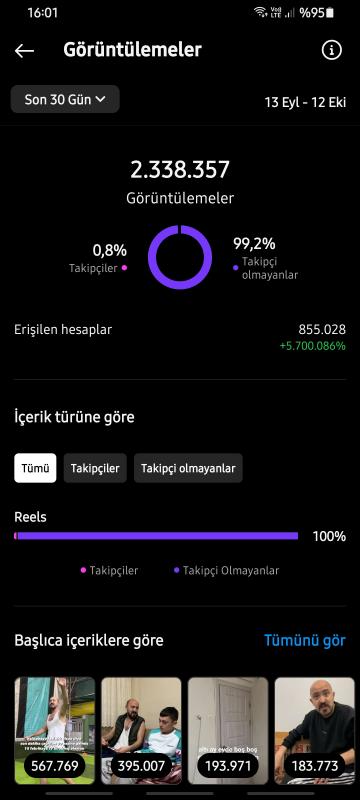 Keşfet canavarı mizah hesabı