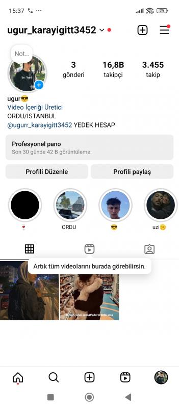 ✅16k takipçili hesap ✅