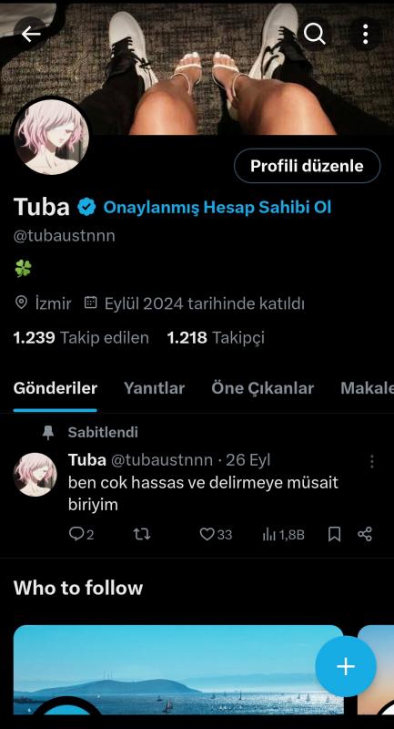 1k takipçili twitter hesabı