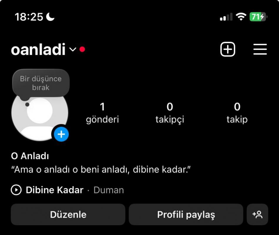 @oanladı söz  reels kullanıcı adı satışta