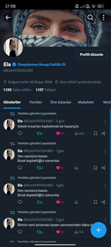 1.1k ana mailli uygun fiyatlı twitter hesabı