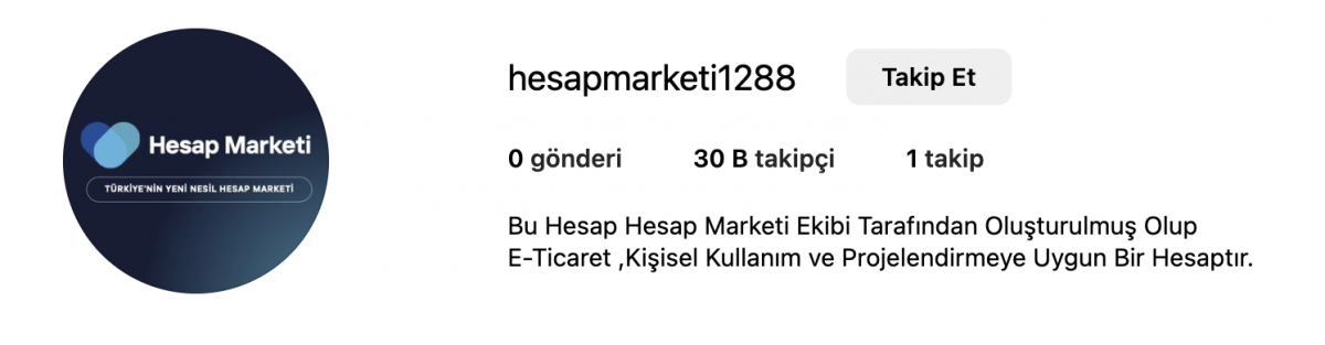 ➡️ [ %100 güvenilir ✅ ]profesyonel 30 k 7 yıllık instagram e-ticaret /proje