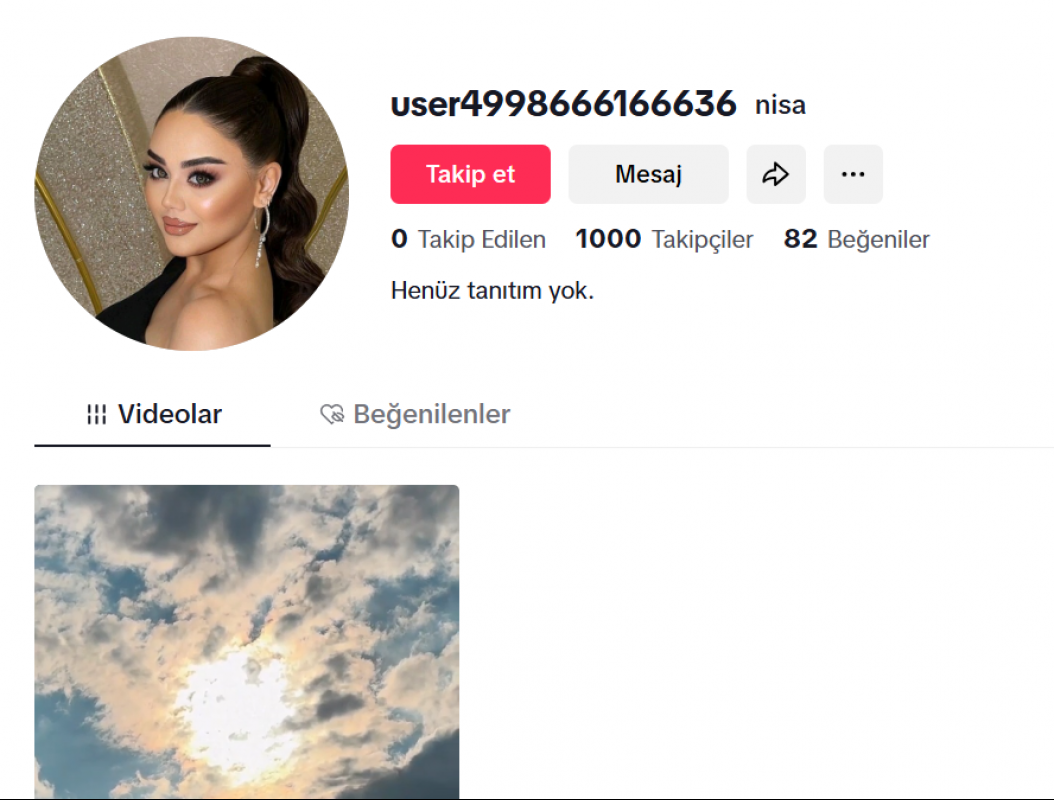 1k canlı yayın aktif hesap