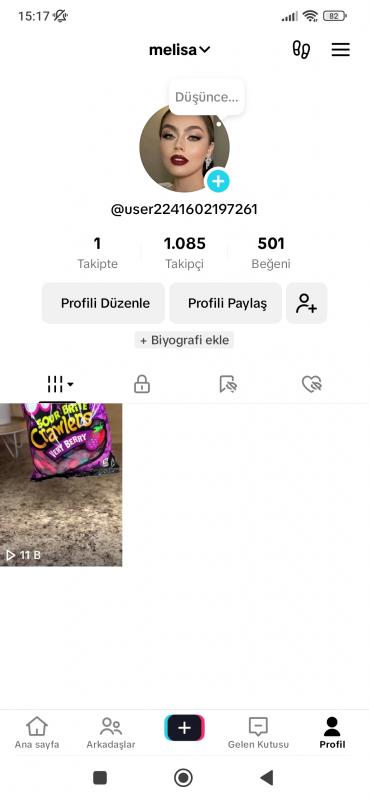 1k canlı yayın açık hesap