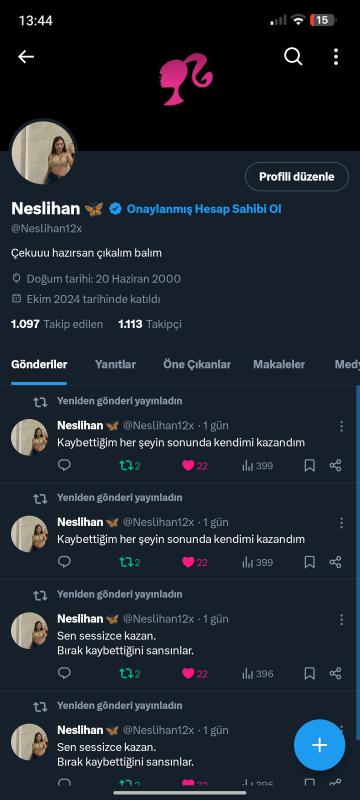 1.1k ana mailli uygun fiyatlı twitter hesabı