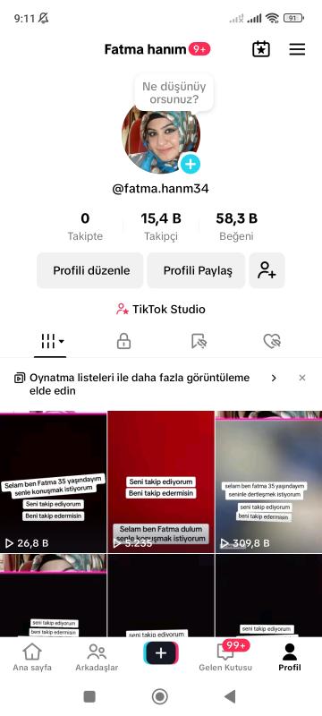 Satılık 15k full+full aktif tiktok sayfası kaçırmayın ❣️