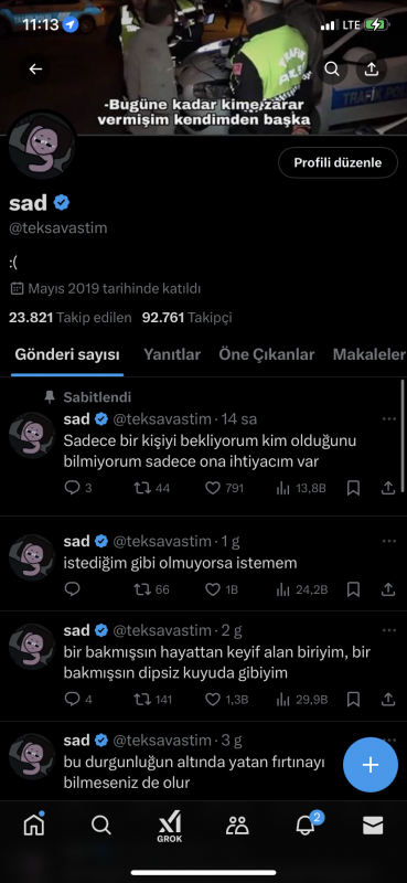 92k twitter hesabı konsept hesabı