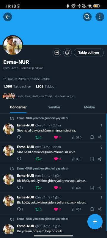 1.1k ana mailli uygun fiyatlı twitter hesabı