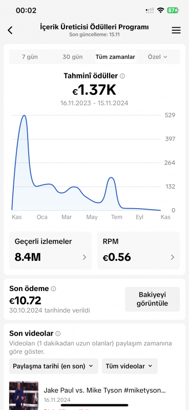 110k takipçili (cpb) tiktok hesabımız satılıktır