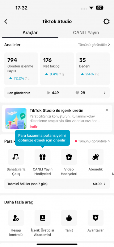 Ferdi tayfur müzikli tiktok hesabı