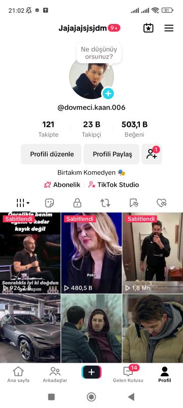 Satılık 23k full organik türk takipçili sesli sohbet/live s özelliği açık tiktok hesabı kaçırmayın ❣