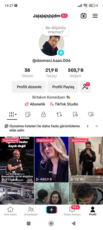 Satılık 22k takipçili sesli sohbet/live s özelliği açık tiktok hesabı kaçırmayın ❣