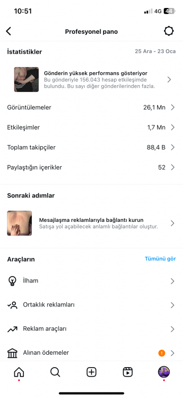 Satılık 80k keşfetlik organik takipçili hesap 26m pano