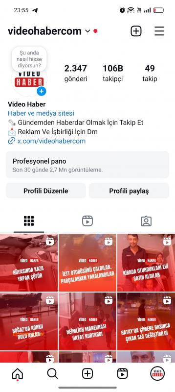 Satılık instagram haber sayfası