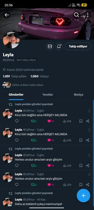 1.1k ana mailli uygun fiyatlı twitter hesabı