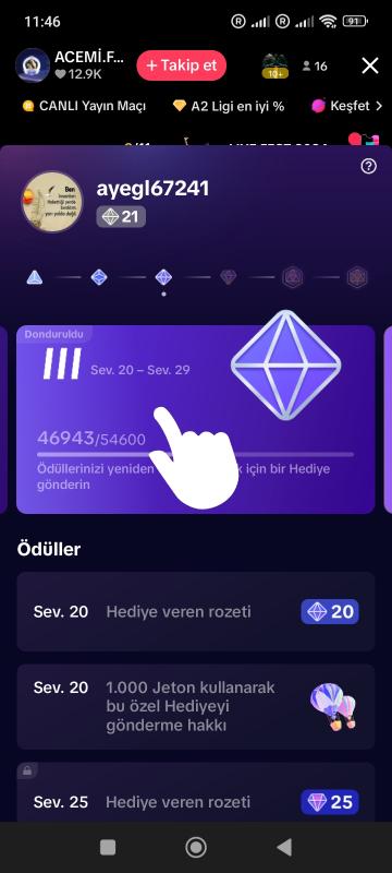 21 level yayın acilabilir tiktok hesabı