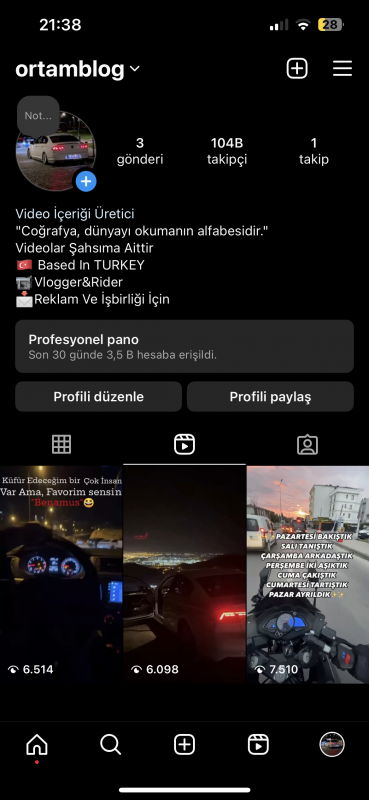 ✅ 100k satılık blog sayfası e-ticarete uygun ilk mailli instagram hesabı ✅