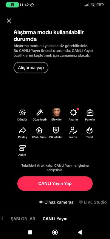 1k takipcili canlı yayın açık hesap tiktok