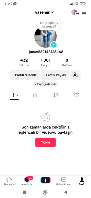 1k takipcili canlı yayın açık hesap tiktok