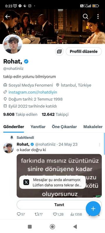 Satılık 13 k twitter hesabı