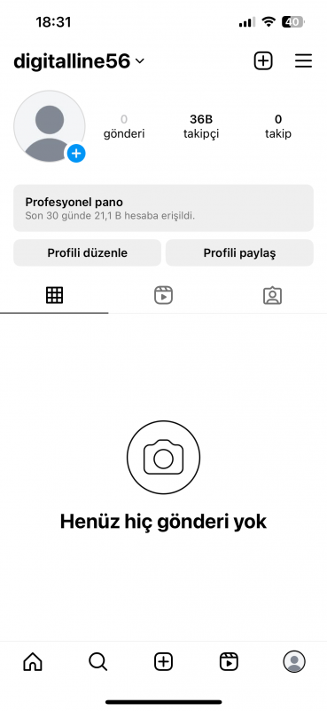 35 k ilk mailli instagram hesabı uygundan gidiyor