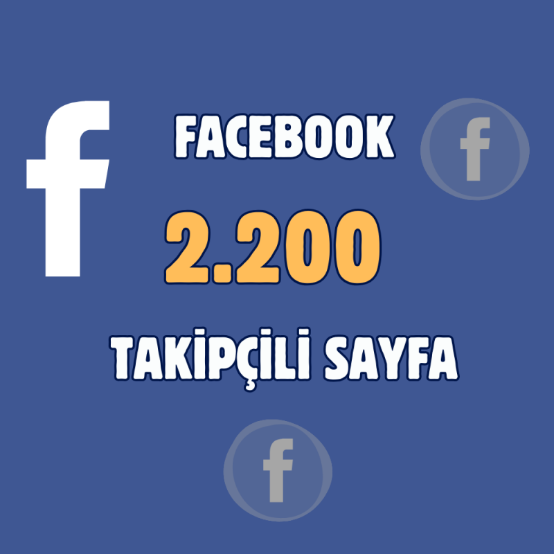 2.200 takipçili organik aktif facebook sayfası