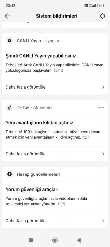 Canlı yayını açık satılık tiktok hesabı 840 takipçili