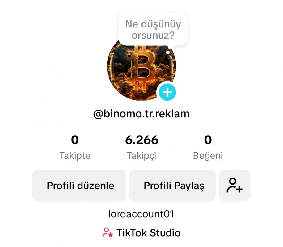 Kripto tiktok hesabı