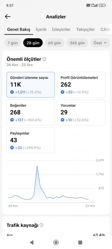 Düşük bütçeye uygun tiktok hesabı